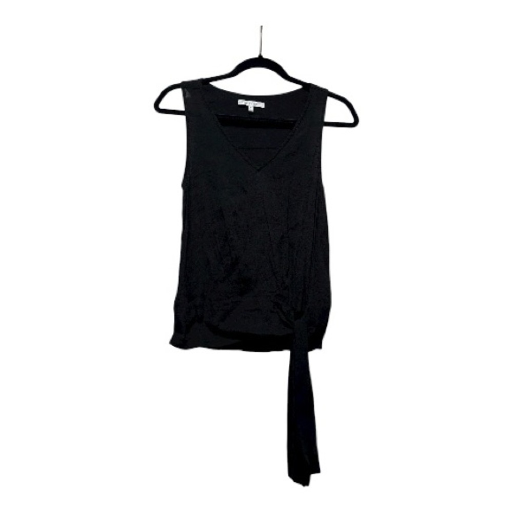 Naked Zebra Black V-Neck Tank Top